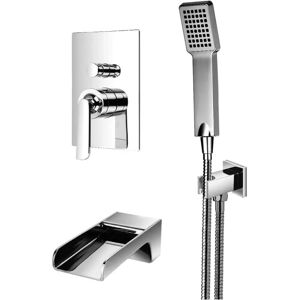 Sistema a incasso per vasca Omnires Cascade cromo - Sistema vasca incassato Sistema a incasso per vasca Omnires Cascade cromo - Sistema vasca incassato