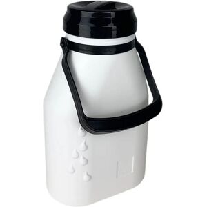 Metrox Laitière 2L Blanc, Couvercle à vis étanche - Publicité Metrox Laitière 2L Blanc, Couvercle à vis étanche - Publicité