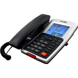 Telefon MaxCom KXT709 - Analogowy z Podwójnym ID - Czarny, Biały Telefon MaxCom KXT709 - Analogowy z Podwójnym ID - Czarny, Biały