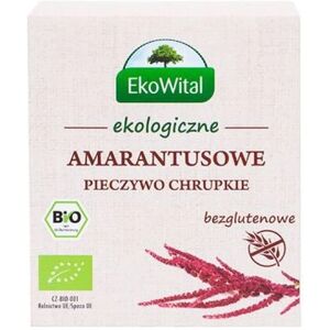 EKOWITAL Bezglutenowe Chrupki z amarantem - Organiczne Wysoka zawartość błonnika EKOWITAL Bezglutenowe Chrupki z amarantem - Organiczne Wysoka zawartość błonnika