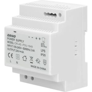 ORNO Netzteil 24V DC 4A 96W DIN-Schiene ORNO Netzteil 24V DC 4A 96W DIN-Schiene