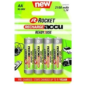 Pile AA RTU 2100mAh - Rechargeable, Pack de 4 Pile AA RTU 2100mAh - Rechargeable, Pack de 4