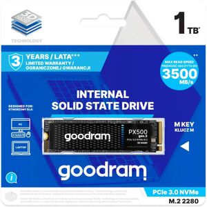 Goodram Px500 1TB NVMe M.2 SSD - Γρήγορη εσωτερική αποθήκευση Goodram Px500 1TB NVMe M.2 SSD - Γρήγορη εσωτερική αποθήκευση