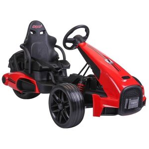 Lean Toys Go-kart - Rouge - Véhicule électrique pour enfants 12V 45W - Publicité Lean Toys Go-kart - Rouge - Véhicule électrique pour enfants 12V 45W - Publicité