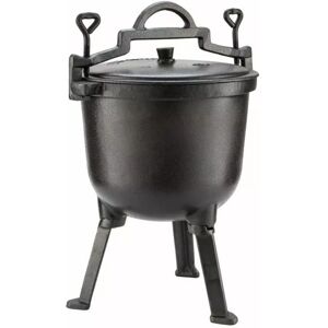 Kinghoff Marmite en Fonte 4L - Convient pour Grillades - Publicité Kinghoff Marmite en Fonte 4L - Convient pour Grillades - Publicité
