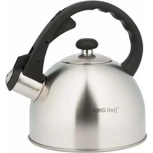 Bouilloire en acier inoxydable Kinghoff 1,5L - Compatible induction - Publicité Bouilloire en acier inoxydable Kinghoff 1,5L - Compatible induction - Publicité