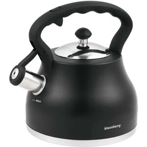 Bouilloire en Acier Inoxydable Klausberg 2,7L - Sifflet, Design Moderne - Publicité Bouilloire en Acier Inoxydable Klausberg 2,7L - Sifflet, Design Moderne - Publicité