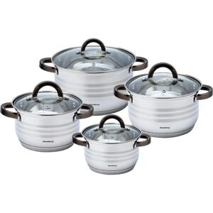 Klausberg Edelstahlschmuck-Set - 8 Teile - Mehrschichtige Wärmeboden - Spülmaschinenfest Klausberg Edelstahlschmuck-Set - 8 Teile - Mehrschichtige Wärmeboden - Spülmaschinenfest
