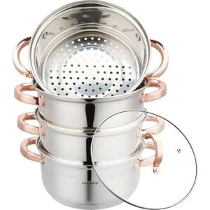 Ensemble de vapeur Klausberg Or Rose 5 pièces - Batterie de cuisine - Publicité Ensemble de vapeur Klausberg Or Rose 5 pièces - Batterie de cuisine - Publicité