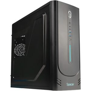 Boîtier PC SPACER SPCS-OC-CHRONOS Moyen Tour Noir Boîtier PC SPACER SPCS-OC-CHRONOS Moyen Tour Noir