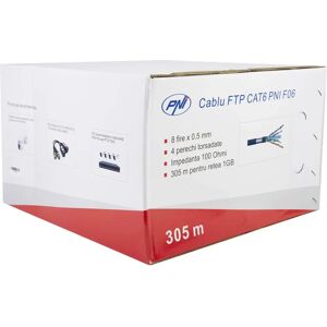PNI Ethernet Cable F06 - 305m, Shielded, Supports 1Gbps - Ethernet Cable PNI Ethernet Cable F06 - 305m, Shielded, Supports 1Gbps - Ethernet Cable