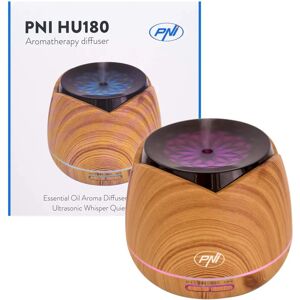 PNI HU180 Aromatherapie Diffuser - 400ml, 7 LED Kleuren, Timer PNI HU180 Aromatherapie Diffuser - 400ml, 7 LED Kleuren, Timer