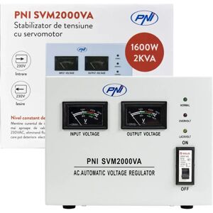 PNI SVM2000VA Stabilisateur de Tension - Stabilisateur avec Servomoteur - Publicité PNI SVM2000VA Stabilisateur de Tension - Stabilisateur avec Servomoteur - Publicité