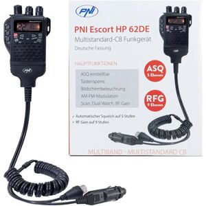 Przenośny radiotelefon CB PNI Escort HP 62DE - Multi standard, 4W, AM-FM Przenośny radiotelefon CB PNI Escort HP 62DE - Multi standard, 4W, AM-FM