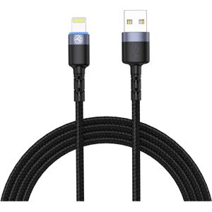Tellur USB till Lightning datakabel med LED, nylon, 1,2m svart - Datakabel Tellur USB till Lightning datakabel med LED, nylon, 1,2m svart - Datakabel