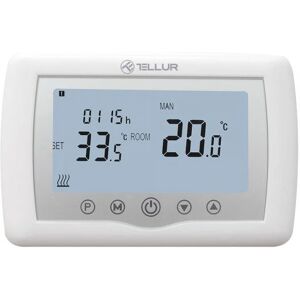 Thermostat Wi-Fi Tellur TLL331151 - Intelligent, Verrouillage enfant, 4 programmes Thermostat Wi-Fi Tellur TLL331151 - Intelligent, Verrouillage enfant, 4 programmes