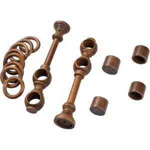SN DECO GROUP Cafiro Walnuss Gardinenstange - Vorhangstange SN DECO GROUP Cafiro Walnuss Gardinenstange - Vorhangstange