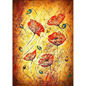 Enjoy Puzzle - Coquelicots Rouges - 1000 Pièces - Publicité Enjoy Puzzle - Coquelicots Rouges - 1000 Pièces - Publicité