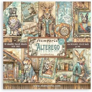 Stamperia Alterego Papier Scrapbooking - Papier pour albums - Publicité Stamperia Alterego Papier Scrapbooking - Papier pour albums - Publicité