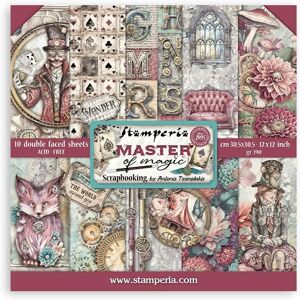 Stamperia Scrapbook-Block "Master of Magic" - Scrapbook-Block Stamperia Scrapbook-Block "Master of Magic" - Scrapbook-Block