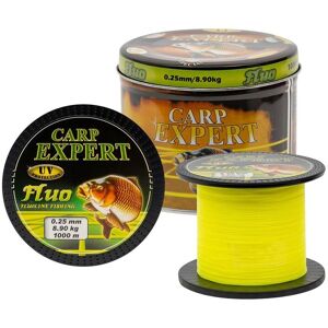 Fluoreskující žlutá rybářská vlasce Carp expert - 0,25 mm 1000 m - Monofilament Fluoreskující žlutá rybářská vlasce Carp expert - 0,25 mm 1000 m - Monofilament