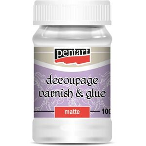 Colle et Vernis pour Découpage - 100 ml Mat - Publicité Colle et Vernis pour Découpage - 100 ml Mat - Publicité