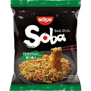Nissin Soba Teriyaki - Nouilles instantanées - Publicité Nissin Soba Teriyaki - Nouilles instantanées - Publicité