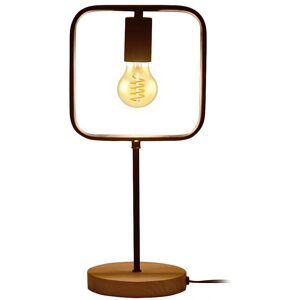 RABALUX Rufin - Industrialna Lampa Stojąca Czarny Drewno - Lampa stołowa RABALUX Rufin - Industrialna Lampa Stojąca Czarny Drewno - Lampa stołowa