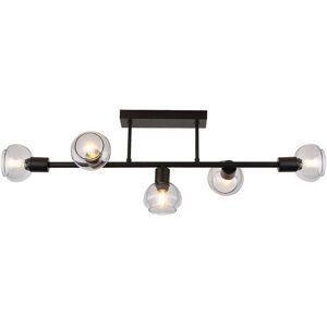 RABALUX Sullivan Lampada da Soffitto Nera E14 - Moderno e Funzionale RABALUX Sullivan Lampada da Soffitto Nera E14 - Moderno e Funzionale