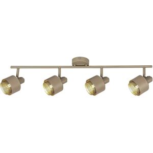 RABALUX Lampada a Spot Fedora - Marrone Oro E14 4x40W - Luce Puntiforme RABALUX Lampada a Spot Fedora - Marrone Oro E14 4x40W - Luce Puntiforme