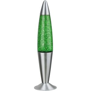 Rabalux Glitter Lava Lamp - 25W - Groen/Zilver - Decoratieve verlichting Rabalux Glitter Lava Lamp - 25W - Groen/Zilver - Decoratieve verlichting