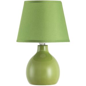 RABALUX - Lampada da tavolo Ingrid ceramica tessile verde - Illuminazione RABALUX - Lampada da tavolo Ingrid ceramica tessile verde - Illuminazione