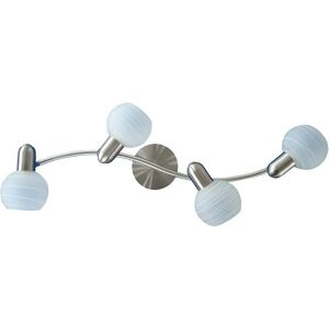Rabalux Aurel Plafondlamp - Chroom / Wit - 70cm - IP20 - 4x40W Rabalux Aurel Plafondlamp - Chroom / Wit - 70cm - IP20 - 4x40W