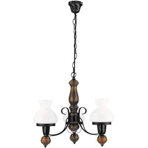 Rabalux Petronel Walnuss Schwarze Pendellampe - Kronleuchter Rabalux Petronel Walnuss Schwarze Pendellampe - Kronleuchter