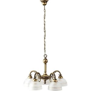 Lampadario vintage in ottone Rabalux - Illuminazione classica Lampadario vintage in ottone Rabalux - Illuminazione classica