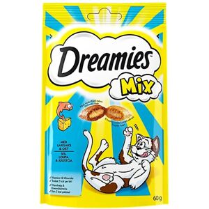 Dreamies Mix lax & ost - Kattgodbit - 60 g Dreamies Mix lax & ost - Kattgodbit - 60 g