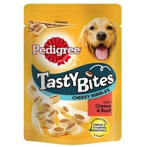 Pedigree Cheesy Nibbles with Beef Dog Treats - 140g Pedigree Cheesy Nibbles with Beef Dog Treats - 140g