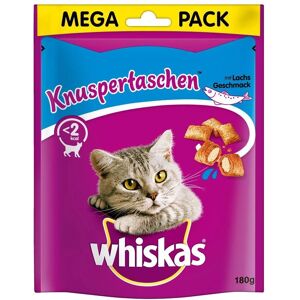 Whiskas Temptations Poches Croquantes au Saumon - Snack pour Chat - Publicité Whiskas Temptations Poches Croquantes au Saumon - Snack pour Chat - Publicité