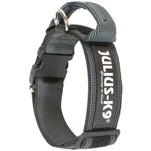 Julius-K9 Color & Gray Collar with Handle - Interchangeable Patch - 50 mm Julius-K9 Color & Gray Collar with Handle - Interchangeable Patch - 50 mm