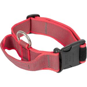 Julius-K9 Collar 38-53cm Gray & Red Handle - Dog Collar Julius-K9 Collar 38-53cm Gray & Red Handle - Dog Collar