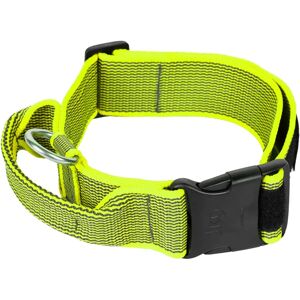 JULIUS K9 Neon Collar with Handle & Double Lock - 50mm Width Dog Accessory JULIUS K9 Neon Collar with Handle & Double Lock - 50mm Width Dog Accessory