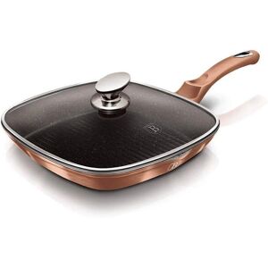 Berlinger Haus Rose Gold 28cm Grillpannu lasikannella - Grillpannu Berlinger Haus Rose Gold 28cm Grillpannu lasikannella - Grillpannu