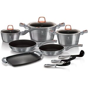 Berlinger Haus 12 Pc Cookware Set - Moonlight/Silver - Pots and Pans Berlinger Haus 12 Pc Cookware Set - Moonlight/Silver - Pots and Pans