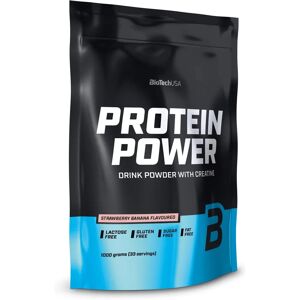 BioTechUSA Protein Power - Strawberry Banana - 1000g Protein Powder BioTechUSA Protein Power - Strawberry Banana - 1000g Protein Powder