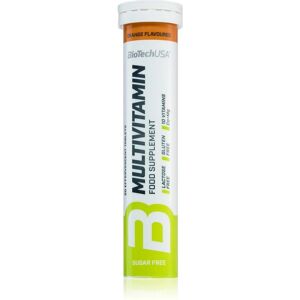 Biotech USA Multivitamine Effervescente - Orange - 20 Comprimés - Publicité Biotech USA Multivitamine Effervescente - Orange - 20 Comprimés - Publicité