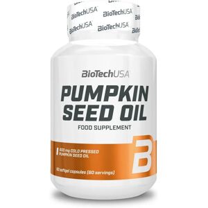 BioTechUSA Huile de Graine de Citrouille - 1000mg - 60 Softgels - Hommes BioTechUSA Huile de Graine de Citrouille - 1000mg - 60 Softgels - Hommes