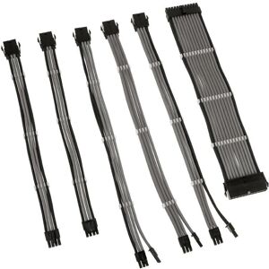 Kolink Core Adept Braided Cable Extension Kit - Stone Grey - Power Cable Kit Kolink Core Adept Braided Cable Extension Kit - Stone Grey - Power Cable Kit