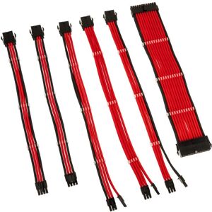 Kolink Core Adept Braided Cable Extension Kit - Racing Red - Power Extension Kolink Core Adept Braided Cable Extension Kit - Racing Red - Power Extension