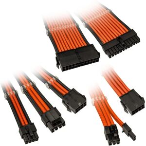 Kolink Flame Orange Power Cable Kit - Power Extension for PC Kolink Flame Orange Power Cable Kit - Power Extension for PC