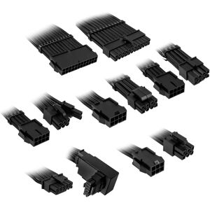 Kolink Brand Model Set de Extensie a Cablurilor Împletite - Putere Mare - Jet Black Kolink Brand Model Set de Extensie a Cablurilor Împletite - Putere Mare - Jet Black